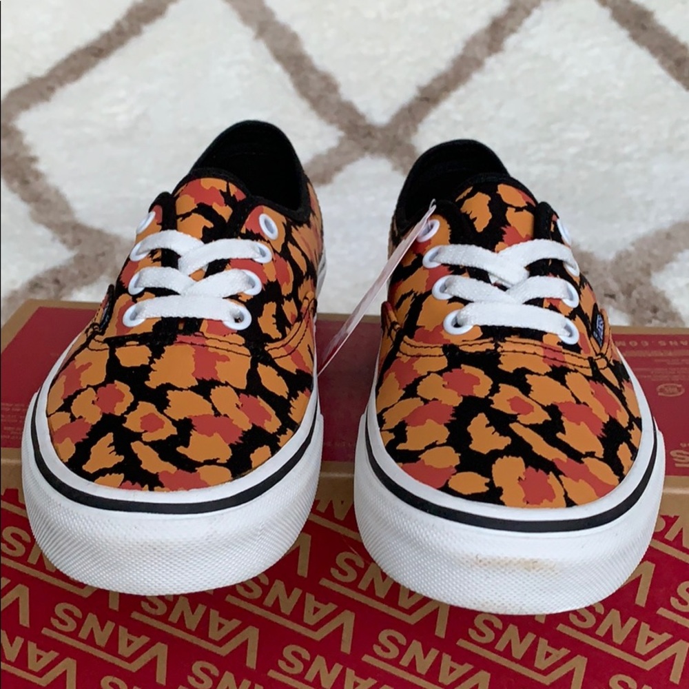 VANS AUTHENTIC LEOPARD BLACK/INCA GOLD Men’s - Picture 8 of 16